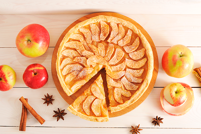 Comparte la tradición americana con un delicioso pastel de manzana
