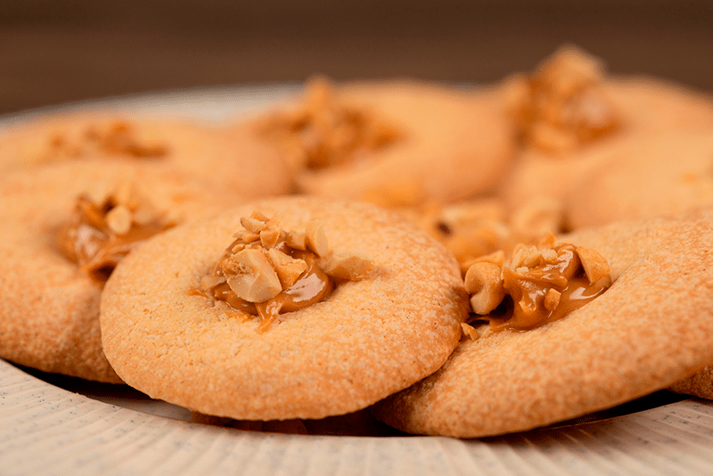 Receta de galletas de mantequilla de maní, Endulzante sin calorías y  sustituto del azúcar