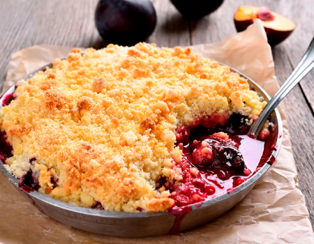 Crumble-con-cerezas