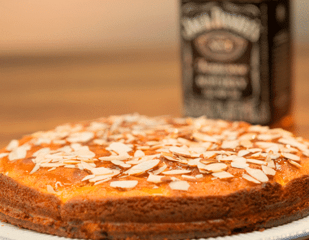 Tarta de manzana con whiskey