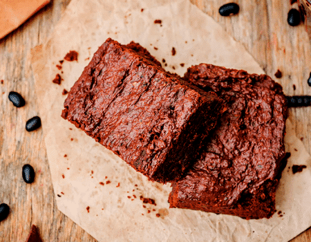 Brownie de fríjol pinto