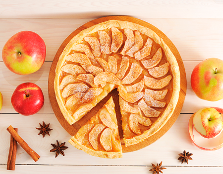 Comparte la tradición americana con un delicioso pastel de manzana