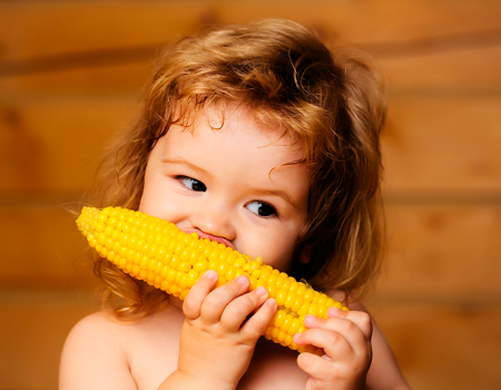 Conoce los beneficios del maíz en la dieta de los niños
