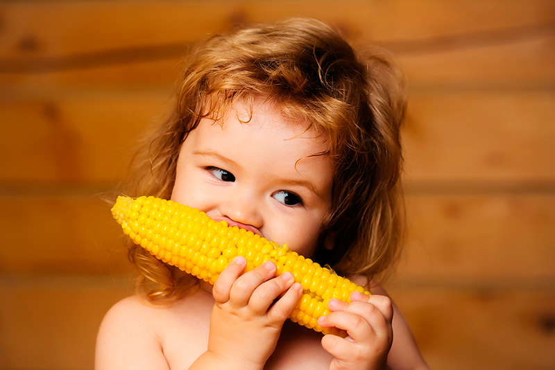 Beneficios del maíz para los niños