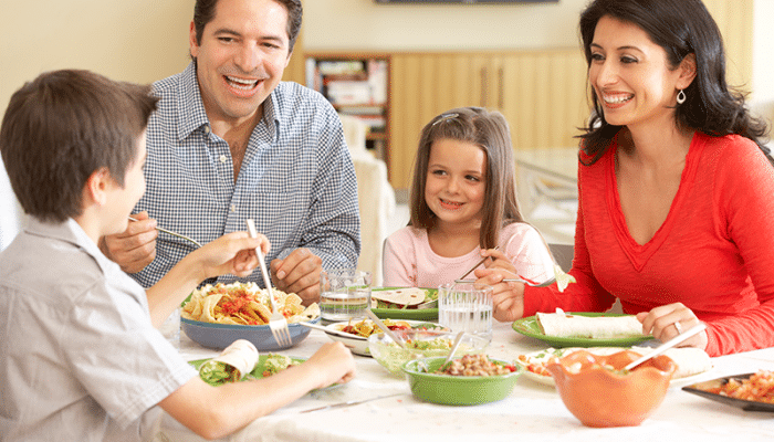 Disfruta tus comidas en familia