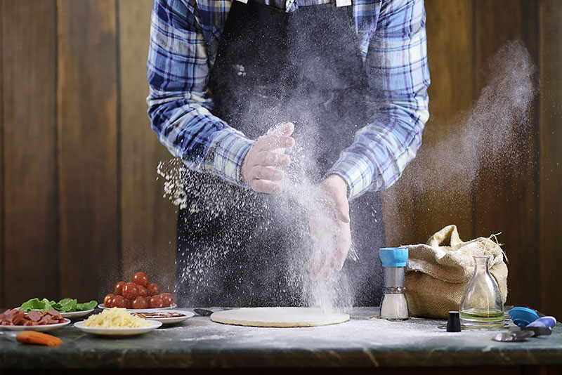 Preparación de una Pizza