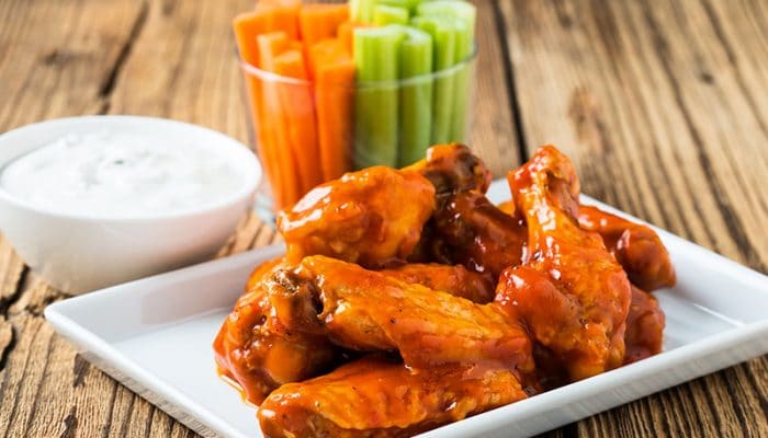 Alitas de pollo en casa
